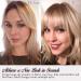 RUWISS Clip in Fringe 100% Human Hair Wispy Bangs Extension - Light Brown - Buy Online on GoSupps.com