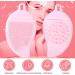 Face Wash Scrubber | Double Side Silicone Face Scrub Brush Manual Hair Scrubber Handheld Scrubber for Deep Cleaning Skin Solid Powder - Buy Online on GoSupps.com