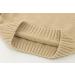KISLOVE Knitted Jumper - Unisex Toddler Baby Sweater | Beige Ribbed Knit Pullover for Autumn/Winter - Buy Online on GoSupps.com