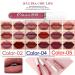 6Pcs Dark Red Matte Liquid Lipstick Set | Long-Lasting Waterproof Lip Gloss Gift Set for Women | Makeup Beauty Cosmetics (Color-04) - Buy Online on GoSupps.com