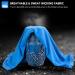 AstroAI Adjustable Breathable Balaclava Neck Gaiter Face Mask Bandana for Men & Women | Motorcycle Face Scarf Cover in Blue - Buy Online on GoSupps.com