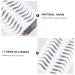 Mikinona 12 Sheets Waterproof Eyebrow Stickers Eyebrow Shaping Sticker Hair-like Eyebrows Stickers Post Paper 21x15cm Black - Buy Online on GoSupps.com