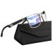 ANYLUV Blue Light Blocking Glasses Men Computer Gaming Blue Screen Glasses Mens Blue Light Blocker Glasses Rectangle Metal frame UV400 Clear Lens 02-gunmetal