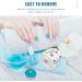 Minkissy 1roll Nail Paper Holder Pieces Utility Tool Nail Extension Sticker Kit Manicure Location Sticker Nails Gel Nail Art Stickers French Nail Tool Form Stickers DIY Nail Supplies Pointy White - Buy Online on GoSupps.com