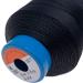 Ninetonine Bonded Nylon Sewing Thread Kit with Curved Needles, Scissors, and Thimble - Black - Buy Online on GoSupps.com