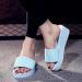 Buy XTZYGLFD Summer Sandals & Women Slippers - Casual Bohemian Beach Wedges & Stiletto Sandals in Light Blue (5 UK) - International Shipping Available - Buy Online on GoSupps.com