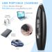 Pecute LED Pet Paw Clippers | Professional 2 Speeds Trimmers for Dogs Cats | USB Rechargeable Electric Shaver | Low Noise Cordless Grooming Tool (Black) - Buy Online on GoSupps.com