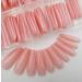 100pc Colored Coffin Press on Nails Long Nude Ballerina False Fake Nail Tips Full Cover Manicure Design Acrylic Nails for Women Teen Girls (Nude)