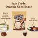 Organic Sugar in the Raw Granulated White Cane Sugar 24oz - Vegan, Gluten-Free & Non-GMO Sweetener for Hot & Cold Drinks, Coffee, Cooking & Baking - Buy Online on GoSupps.com