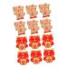 FUNOMOCYA 12pcs 2022 Three-Dimensional Asian red Envelope Bronzing red Envelope Bag Red Envelope Cartoon Lai Si Feng red envelopes Chinese New Year Spring Festival Red Packets Assorted Color 2 12X10X0.1CM