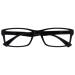 The Reading Glasses Company Black Readers Designer Style Mens Womens UVR092BK +3.00 +3.00 Magnification (Pack of 1) Black