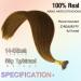 KOCONI 20 Nano Ring Hair Extensions - Real Human Hair, Remy Nano Beads, 50g - #6 Chestnut Brown - Buy Online on GoSupps.com