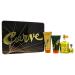 Liz Claiborne Curve 4 Pc. Gift Set (Cologne Spray + Mini + After Shave + Hair & Body Wash) for Men 4.2 Fl Ounce