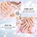 INPING Glitter Gold & Silver Nail Art Liner Gel Set - Soak-Off UV/LED Varnish Pen for Drawing Swirl Nails - Chirstmas Beauty Decoration - Buy Online on GoSupps.com
