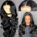 Lace Front T-Part Body Wave Wig 10 Inch Natural Color - Brazilian Virgin Human Hair, 150% Density, Pre-Plucked with Baby Hair - For Black Women - Buy Online on GoSupps.com