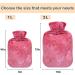 NAANLE Pink Cherry Blossom Heat Bottle - 1L Hot Water Bottle for Menstrual Cramps Pain Relief & Therapy - Buy Online on GoSupps.com