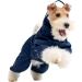 Petridge Waterproof Four-Legged Dog Jacket Raincoat - Navy - Size 40 - Buy Online on GoSupps.com