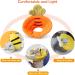 AllSopets Lightweight Protective Cat Collar - Soft Recovery Cone for Surgery & Injuries - Orange for Cats & Puppies - Buy Online on GoSupps.com