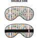 Buy SSIMOO Hand Drawn Teapots & Cups Eye Mask - Soft Breathable Perfect for Travel & Relaxation - International Shipping Available - Buy Online on GoSupps.com