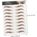 PLAFOPE 6d Eyebrows Stickers 9 sheets Temporary Hairlike Lady Waterproof Eyebrows False Transfer Transfers Brow Stickers - Buy Online on GoSupps.com