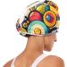 Colorful Circles Hair Towel 2 Pack - Super Absorbent Quick Dry Hair Turbans for Women & Girls - Buy Online on GoSupps.com
