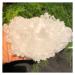 Crystal Cluster Natural White Crystal Clear Cluster Original Stone Quartz Specimen Rock Raw Gemstones Decor Full of Texture (Size : 800-900g)