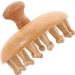 Baluue Mushroom Shaped Wooden Massager | Full Body Brush Massager for Muscle Relief & Scalp Care - International Shipping Available - Buy Online on GoSupps.com