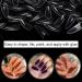 Noverlife 1100PCS C Curved Long Almond False Nail Tips - Half Cover Manicure Acrylic Fake Nails for Nail Salon & Home DIY Nail Art - Clear - Buy Online on GoSupps.com