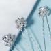6pcs Vintage Rhinestone Bridal Hair Pins - Crystal Silver Hair Clips for Women & Bridesmaids - Buy Online on GoSupps.com