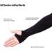 QXURkut Black Cooling Sun UV Protection Arm Sleeves with Thumb Hole - 5 Pairs for Men and Women | Outdoor Gear - Buy Online on GoSupps.com