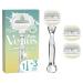 Gillette Venus Gillette Venus Pro ComfortGlide Sensitive Women's Razor with a touch of aloe vera 3 replacement blades metal handle