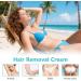 Hair Removal Cream Depilation Lotion Arm 2.17x4.92 Inches Gentle Skin Formula Brightening Moisturizing Hair Remover for Underarm Face Body Legs Intimate Parts Home and Travel Use - Buy Online on GoSupps.com