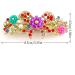 Crystal Flower Hair Barrettes Vintage Butterfly Rhinestone French Spring Clasp Claws Pearl Hair Clips Accessories for Women Girls Teens (Multi-colored) - Buy Online on GoSupps.com