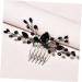 Beatifufu Black Crystal Hair Accessories Inserted Hair Comb Women Hair Accessories Women Hair Comb Elegant Headdress Fashion Insert Comb Rhinestone Hair Comb Women Insert Comb - Buy Online on GoSupps.com