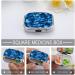 Buy Blue Camo Print 2 Compartment Pill Box | Portable Decorative Metal Pill Organizer for Pocket & Purse - International Shipping Available - Buy Online on GoSupps.com