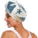 Summer Paradise Island Seamless Hair Towel 2 Pack | Super Absorbent Quick Dry Hair Turbans for Women & Girls - Buy Online on GoSupps.com