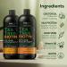 Tea Tree Shampoo & Conditioner Set with Biotin | 100% Pure Tea Tree Oil | Sulfate & Paraben Free | 16 fl. oz. Each | Itchy & Dry Scalp Relief - Buy Online on GoSupps.com