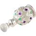 zaoalife Essential Oil Dropper Bottle 15ml Empty Cosmetics Container Ink Bottle Arabian Style Crystal Antiqued Metal Refillable Bottle - Buy Online on GoSupps.com
