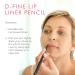 Beauty For Real D-Fine Lip Liner Pencil in Neutral Deep - Long-Wear Universal Shade for Perfect Lip Shape - Creamy Texture, No Sharpener Needed - 0.012 oz - Buy Online on GoSupps.com