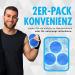 Perfect Remedy Cooling Pads - Reusable Gel Packs for Pain Relief | Injury Recovery & Heat Compresses - Ideal for Knees Back Neck & Ankle (Blue Round) - Buy Online on GoSupps.com