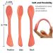 Silicone Face Mask Brush for Gentle Exfoliating & Mask Application - Orange/Dark Blue - Buy Online on GoSupps.com
