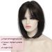 MORICHY Hair Topper 6.5x6.5inch for Thinning Hair | Large Base Clip in Fringe Brown Black | Synthetic Extensions for Gray Hair or Hair Loss - 12Inch - Buy Online on GoSupps.com