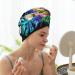 Microfiber Hair Drying Cap | Colorful Flowers Hair Towel Wrap | Soft & Absorbent Quick Drying Cap for Curly Long & Thick Hair - Buy Online on GoSupps.com