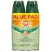 OFF! Deep Woods Insect Repellent Aerosol, Dry, Non-Greasy Formula, Bug Spray with Long Lasting Protection from Mosquitoes, 8 oz (Pack of 2)
