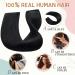 Clip-In Real Hair Extensions | Affordable #1 Black Remy Human Hair | 40cm - 45g | 5 Clips - Buy Online on GoSupps.com