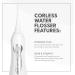 ToiletTree Poseidon Rechargeable Water Flosser | XL Water Tank Oral Irrigator for Dental Health & Fresh Breath | International Shipping Available - Buy Online on GoSupps.com
