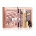 Complete Eye Makeup Set Gift for Women & Girls | 4-Piece Cosmetics Bundle with Eyebrow Pencil Eyeliner Mascara & False Lashes - Buy Online on GoSupps.com