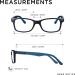 Kids Blue Light Blocker Glasses - Age 3-10 | Screen Protection Specs in Black & Blue by Read Optics - Buy Online on GoSupps.com