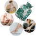NAANLE Leopard Palm Leaf Hot Water Bottle 2L Large Transparent Heat Relief for Menstrual Cramps & Pain Therapy - Buy Online on GoSupps.com