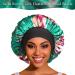 Satin Silk Bonnet for Sleeping - 4 Pack Hair Bonnets for Black Women | Wide Elastic Band for Curly Hair - Buy Online on GoSupps.com